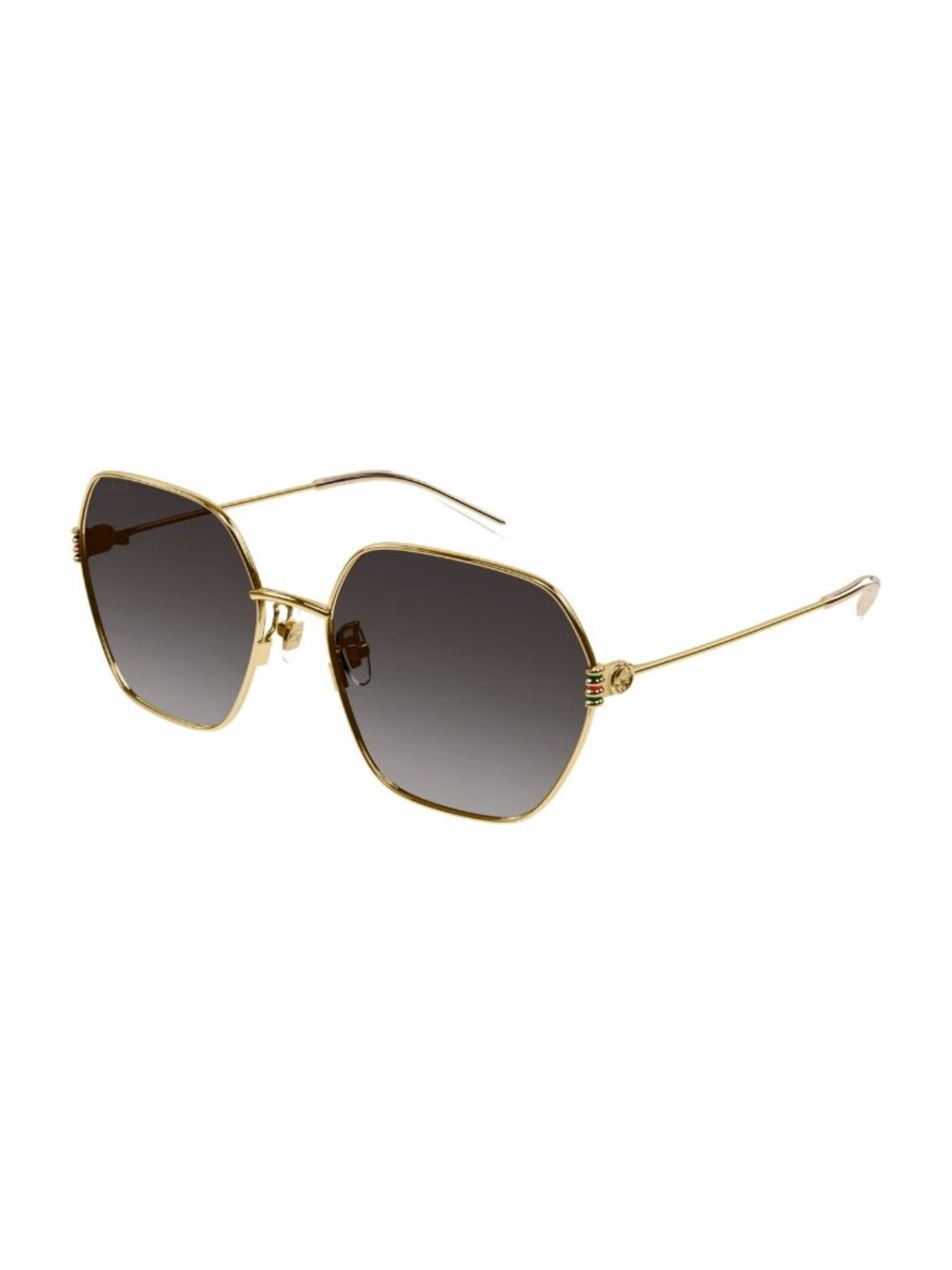 GUCCI Sunglasses GG1285SA 001 60 Gold Frame| Gradient Grey Lens